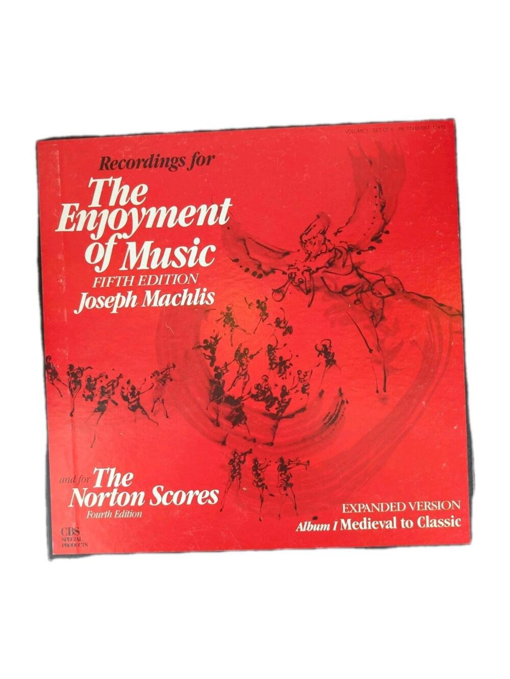 The Enjoyment Of Music/The Norton Scores Medieval To Classic 6 Tape Box Set